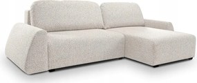 Rohová sedacia súprava Paloma II (svetlobéžová)