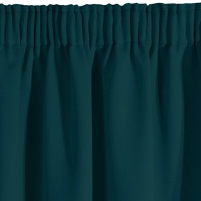 ZATEMŇOVACÍ ZÁVES NA PÁSKE LOGAN 135X270 CM TMAVOTYRKYSOVÁ