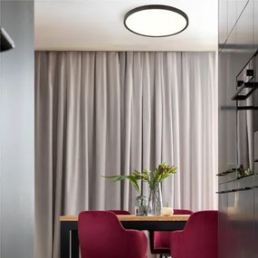 CCT LED Stropné svietidlo CAMI čierne 60 cm