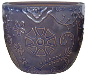 Kvetináč IP19-023 21x21x18 tmavohnedý