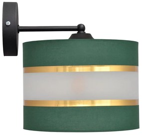 Nástenná lampa HELEN 1xE27/15W/230V zelená/zlatá