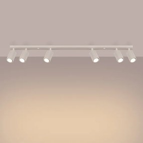 Sollux SL.1604 - Bodové svietidlo KARBON 6xGU10/10W/230V krémová