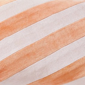 Butlers VACANZA Vankúš pruhy 35 x 60 cm - oranžová/ružová