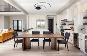 Toolight - LED stropné svietidlo + diaľkové ovládanie APP802-C, čierna, OSW-09751