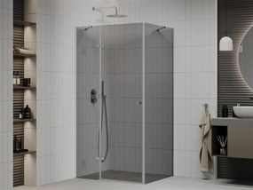 Mexen ROMA sprchovací kút 70x90cm, 6mm sklo, chrómový profil-šedé sklo, 854-070-090-01-40