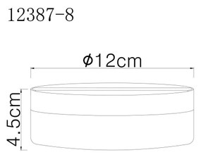 GLOBO MATTHEW 12387-8 Stropné svietidlo