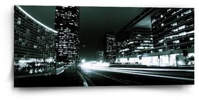 Sablio Obraz Nočná ulica - 110x50 cm