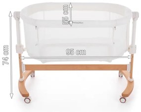 PETITE&MARS - Detská postieľka 2v1 GLORY