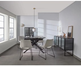 Čierna komoda Kave Home Trixie