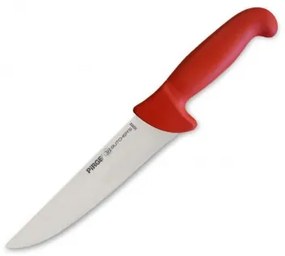 řeznický plátkovací nůž 190 mm červený, Pirge BUTCHER'S