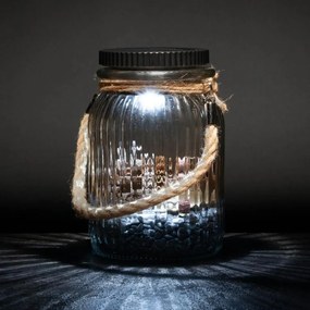 Sada solárnych svetiel,3 LED, plastové, studená biela, 5 ks