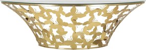 Nástenný konzolový stolík Butterflies 120 cm zlatý