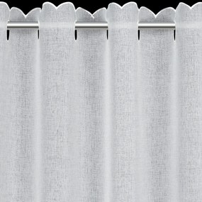 KRÁTKA ZÁCLONA NA PÚTKACH LAVENDER 145X70 CM KVETY