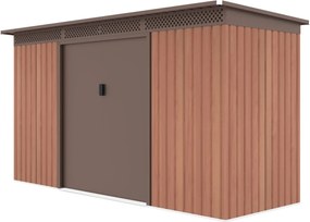 Záhradný domček G21 GRAH 483 - 340 x 142 cm, hnedý