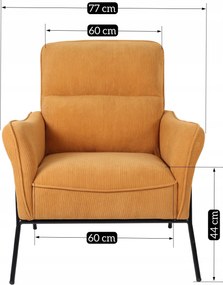 PROXIMA.store - Dizajnové kreslo ALBERTO FARBA: béžová