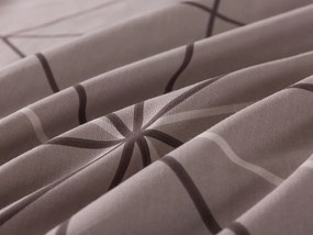 XPOSE® Francúzske bavlnené obliečky SAMUEL - svetlo hnedé