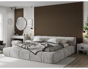 Mexen Lam-F, akustické stenové lamely 275 × 30 cm, plstený podklad 8 mm, technická dyha, orech kakaový, S105-275307-3015-018