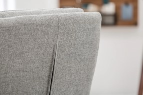 Stolička konzolová Comfort štruktúrovaný materiál svetlošedá