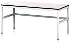 Nastaviteľný dielenský stôl MECHANIC II, 1600x700x745-985 mm, nastaviteľné podnožie