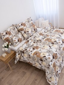 Bavlnené obliečky Renforcé - Psie invázie