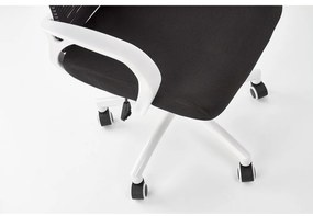 Kancelárska stolička Socket, čierna / biela
