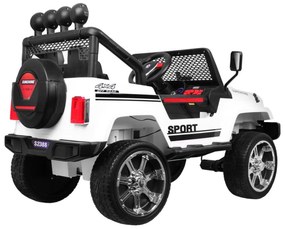 RAMIZ ELEKTRICKÉ AUTÍČKO RAPTOR DRIFTER 4x4 OFF ROAD BIELE  4x45W - 12V / 10Ah - 2023