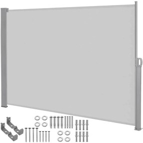 Bočná markíza 180 x 350 cm SPRINGOS AW0006 - sivá