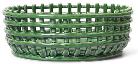 Ferm Living Keramický kôš Emerald Green
