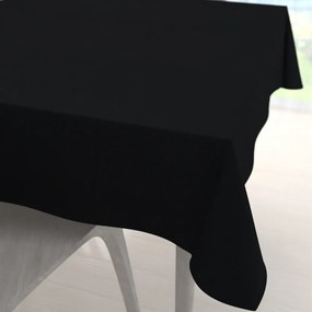 Biante Štvorcový obrus/imitácia brúsenej kože Alcantara ALC-012 Čierny 100x100 cm