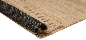 Jutový koberec 160 x 230 cm béžový ERICEK Beliani