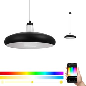 Eglo 99032 - LED RGB Stmievateľný luster na lanku TABANERA-C 1xE27/9W/230V