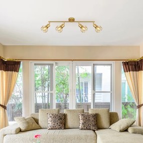 Globo 54802GB-4 - Bodové svietidlo XARA I 4xE14/40W/230V zlatá