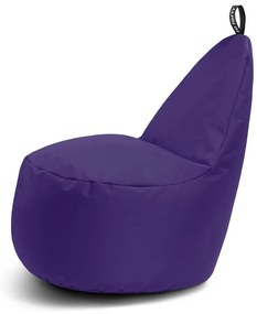 Fialový detský sedací vak Lull M – So Soft?