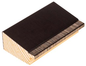 DANTIK rám na obraz 40x50 | Artdeco kosá hnědá AG (Sklo Čiré)