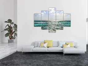 Obraz morskej hladiny (150x105 cm)