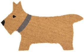 Kokosová rohožka v tvare psa - 67*40*1 cm