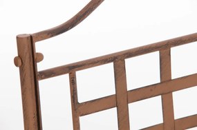 Kovová stolička Lotta s područkami - Hnedá antik