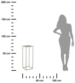 Stojan na kvety 70x24 cm béžová