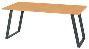 Kancelársky stôl Shape, 140 x 80 x 75 cm, rovné vyhotovenie, buk