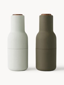 Súprava mlynčekov na soľ a korenie's drevenými vrchnákmi Bottle Grinder, 2 diely