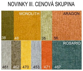 AVA CHELLO 180x200 Varianta: CENOVÁ SKUPINA III.
