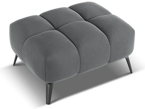 Sivá zamatová podnožka Nalu – Makamii