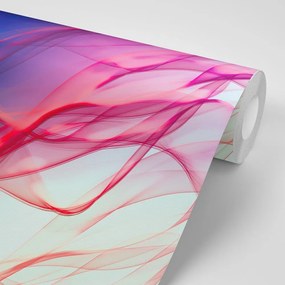 Samolepiaca tapeta abstraktné vlnky plné farieb - 150x100