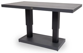 Výškovo nastaviteľný stôl EMOT/BURY antracit