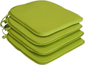 Sada podsedákov na stoličky (4 ks) Lola 38x38 cm, zelená%