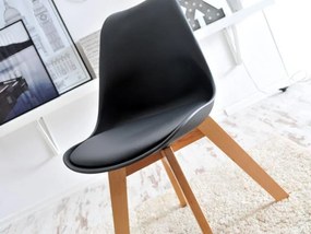 Stolička Large Wood (čierna + buk). Vlastná spoľahlivá doprava až k Vám domov. 1111129