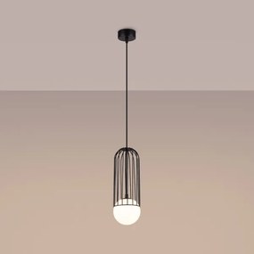 Sollux SL.1332 - Luster na lanku BRINA 1xG9/8W/230V čierna