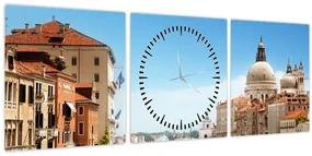 Obraz - Venice (s hodinami) (90x30 cm)
