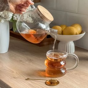 Hrnček BUBBLY priesvitný 888347 400 ml