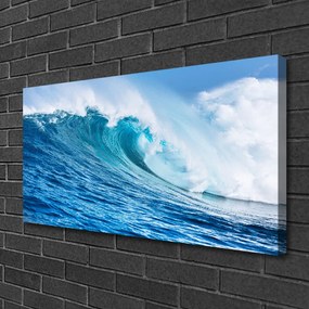 Obraz Canvas Vlny more nebo mraky 120x60 cm
